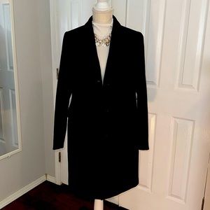 J. Crew Wool Blend Coat (Navy)
